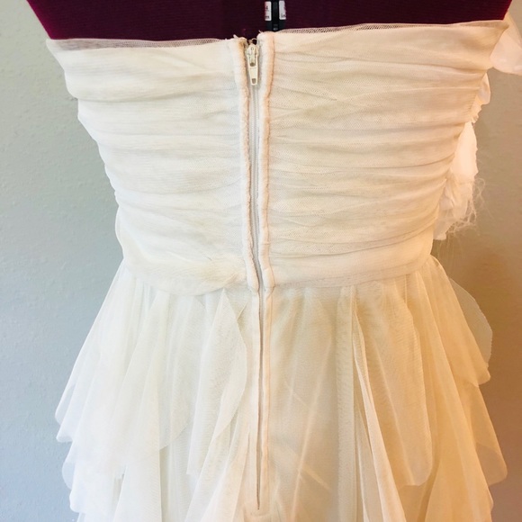 TRUE REBEL EUC Boho Tulle Lace Dress sz 4 SM - Picture 6 of 7